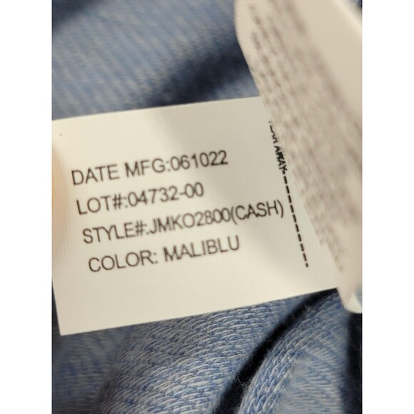 johnnie-O Hoodie Mens Small Blue Hangin' Out Cashmere Blend Pullover JMKO2800 - Picture 7 of 11